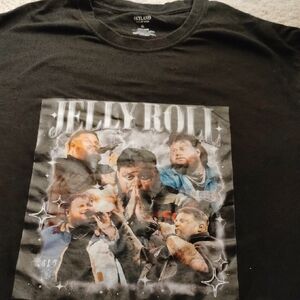 Source Unknown Black Graphic T-Shirt